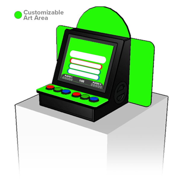 2 Player Quiz Game Custom Graphic Area
