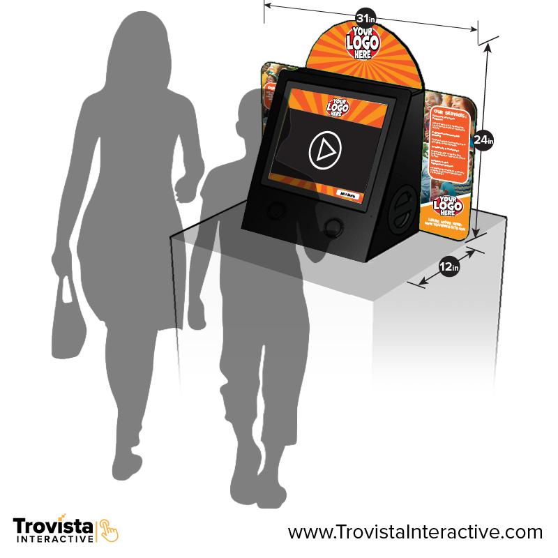 Touchscreen Video Kiosk Dimensions