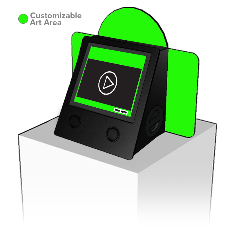 Touchscreen Video Custom Graphic Area