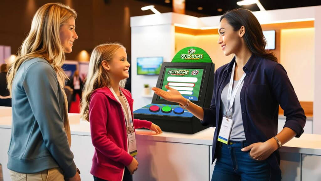 Trovista Interactive Quiz Game at Tradeshow