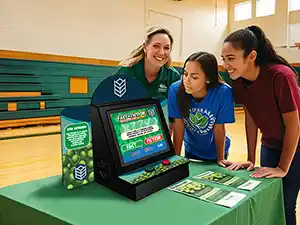 Soybean Educational Game at a School Event